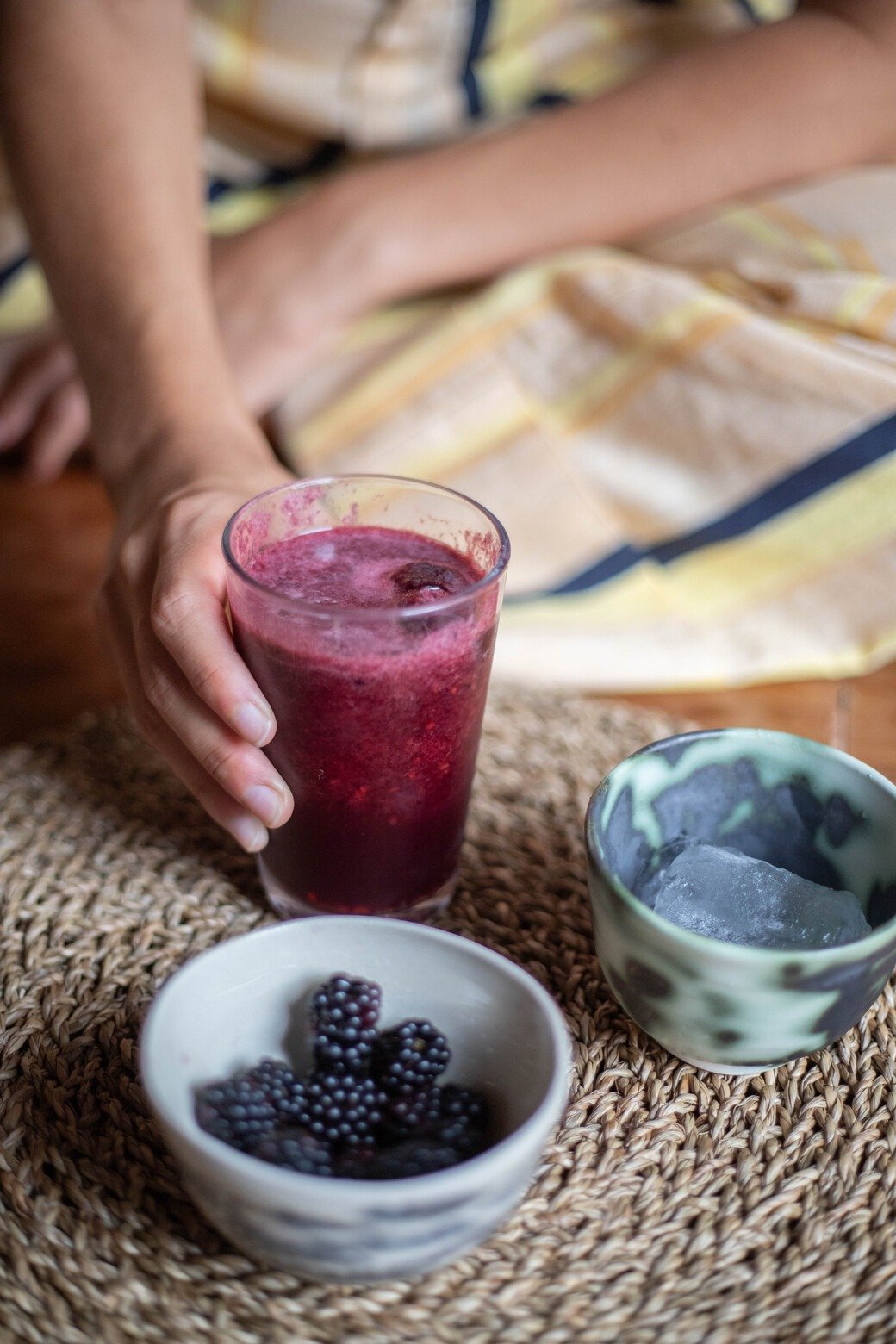 Licuado y frutas